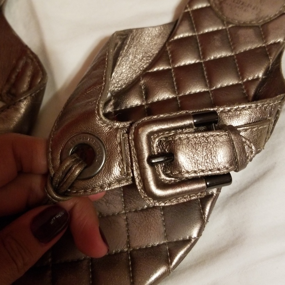 Burberry dark silver sandals - Picture 2 of 3